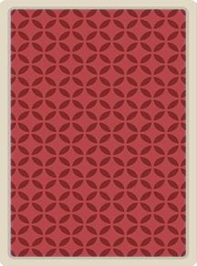 Red Circles Card Back